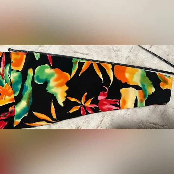 Vintage Erin London Tropical Safari Colorful Lightweight Jacket - Picture 3 of 14